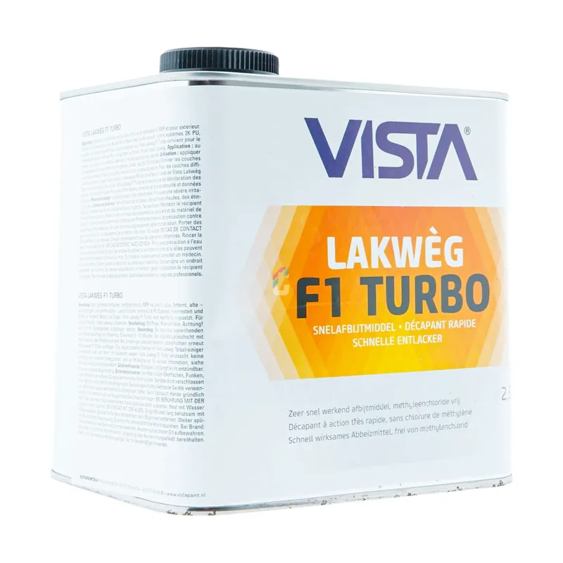 Tijdelijk Beschikbaar Vista Lakweg F1 Turbo Afbijtmiddel 2,5 liter
