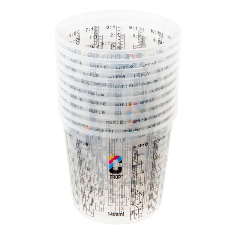 Hoge Kwaliteit CROP Mengbekers 1400ml - 10 stuks