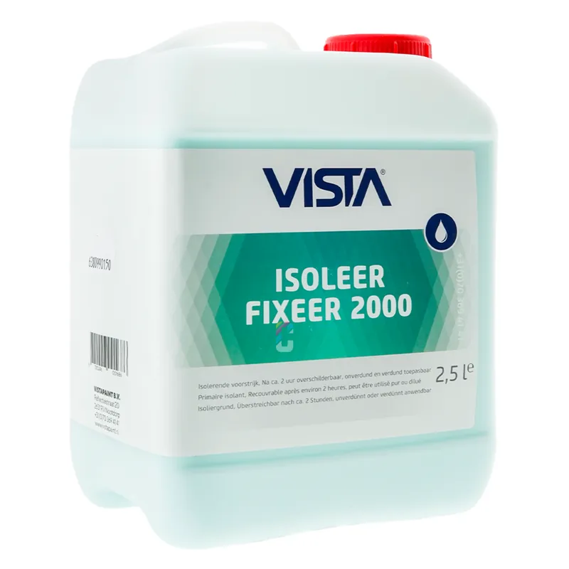 Vista Isoleer Fixeer 2000 - Isolerende Voorstrijk 2,5 liter Meest Verkocht