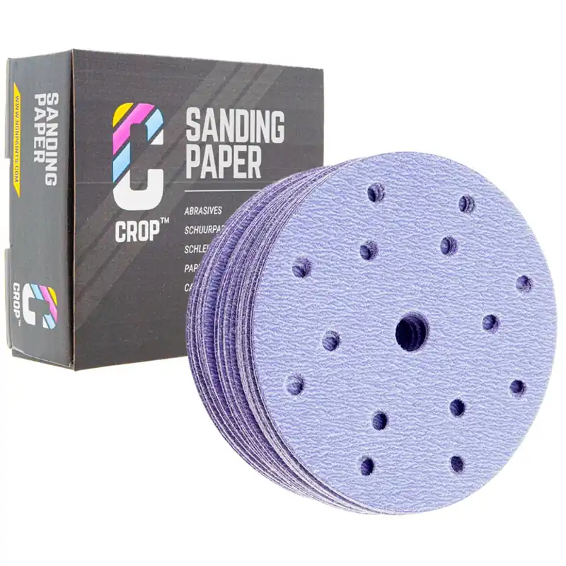 Exclusieve Aanbieding CROP Purple Ceramic Schuurschijf 150mm korrel 360 - 50 stuks