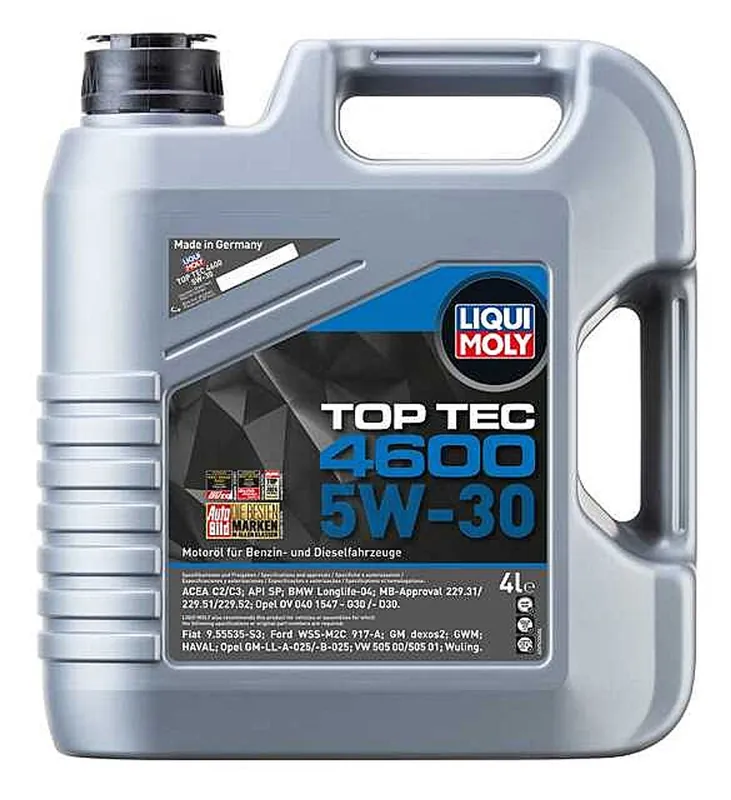 Liqui Moly Top Tec 4600 5w30 Motorolie 4 liter Uitverkoop
