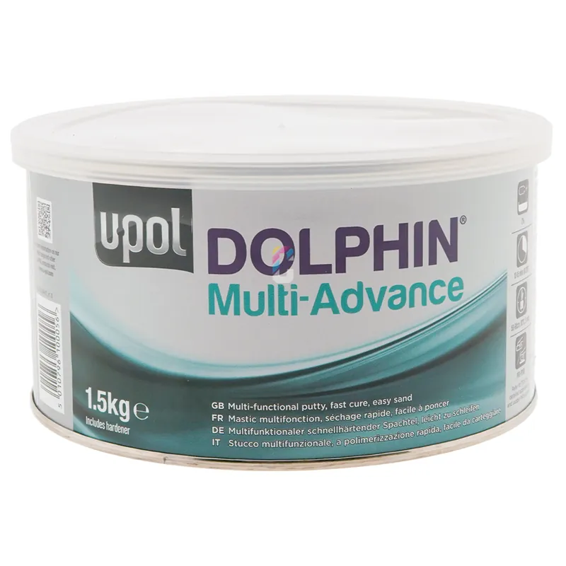 Bestel Nu U-POL DOLPHIN Multi-Advance 2K Plamuur 1,5kg + Verharder