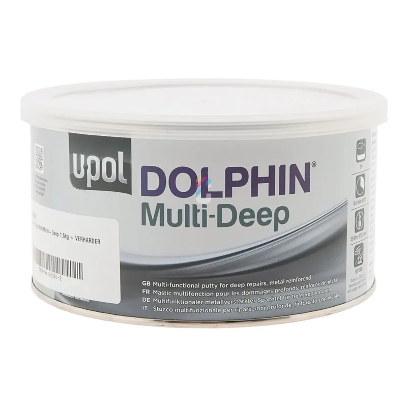 Op = Op U-POL DOLPHIN Multi-Deep 2K Hoogvullende Plamuur 1,5kg + Verharder
