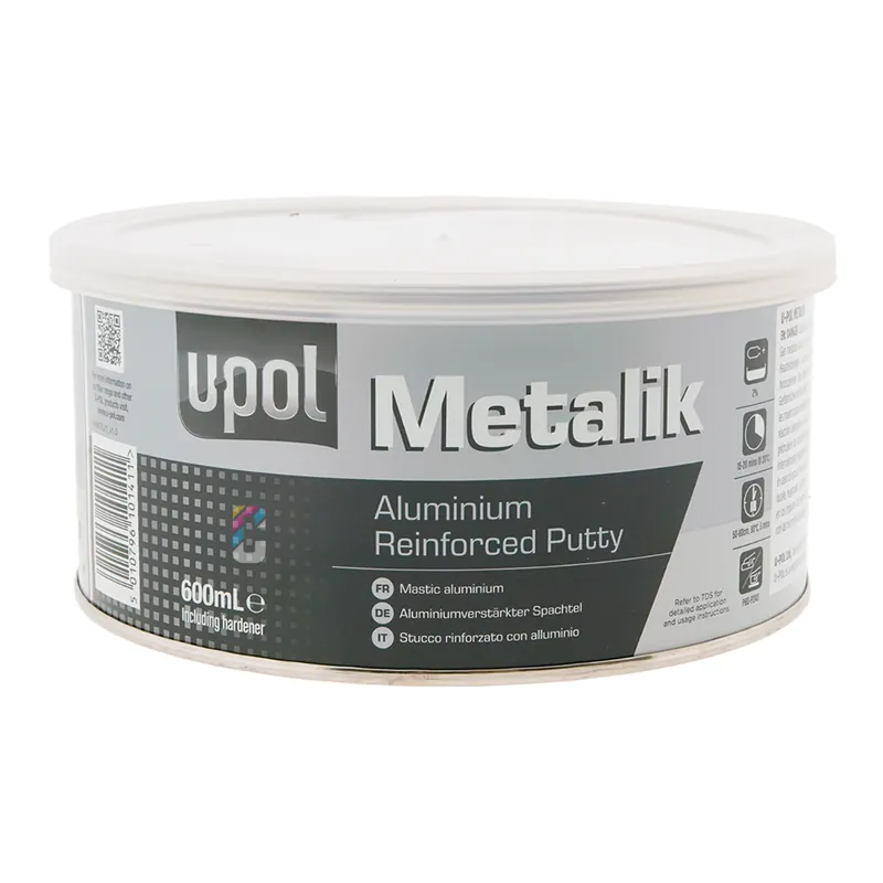 Beperkte Voorraad U-POL Metalik 2K Aluminium Plamuur 600ml + Verharder