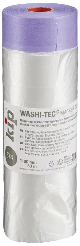 Veilige Betaling Kip 374 Afdekfolie + Washi Tape Lila - 1100mm x 33 meter