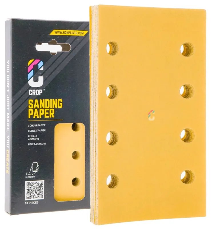 Finale Uitverkoop CROP GoldX Schuurstroken korrel 120 - 70x125mm - 10 stuks