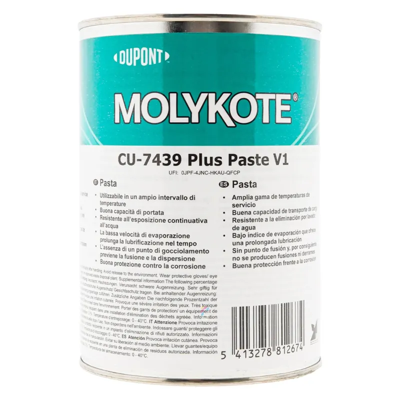 Goedkoop MOLYKOTE CU-7439 Plus V1 Koperpasta 1kg