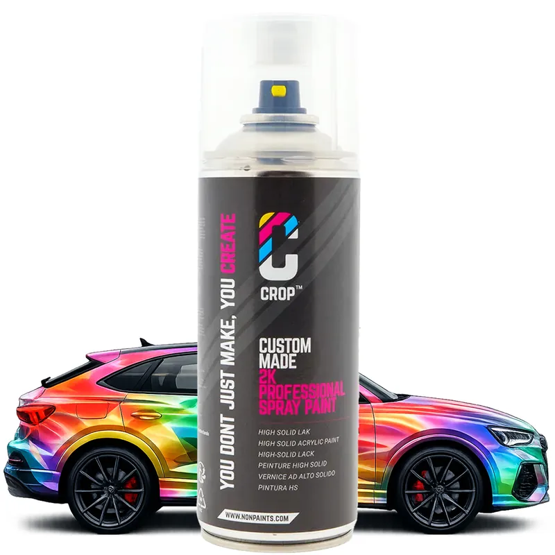 CROP 2K Autolak in Spuitbus op Kleur - Zijdeglans - 400ml Dagaanbieding