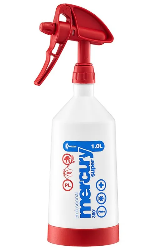 Laatste Kans Kwazar Mercury Super 360 Pro+ Rode Sprayer - 1 liter