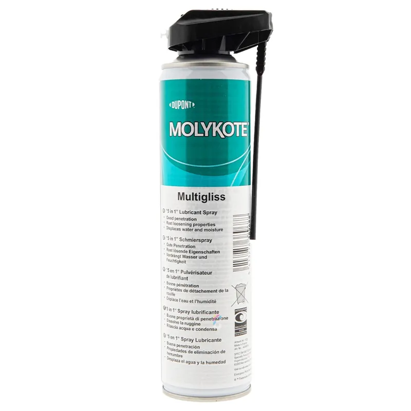 MOLYKOTE Multigliss Roestoplosser spuitbus 400ml Bestel Nu