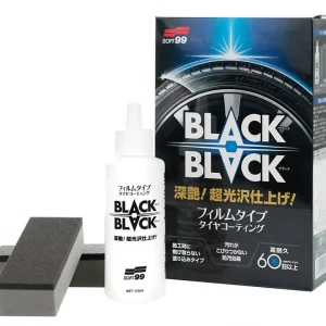 Soft99 BLACK BLACK Bandenglans Coating 110ml Snelle Levering