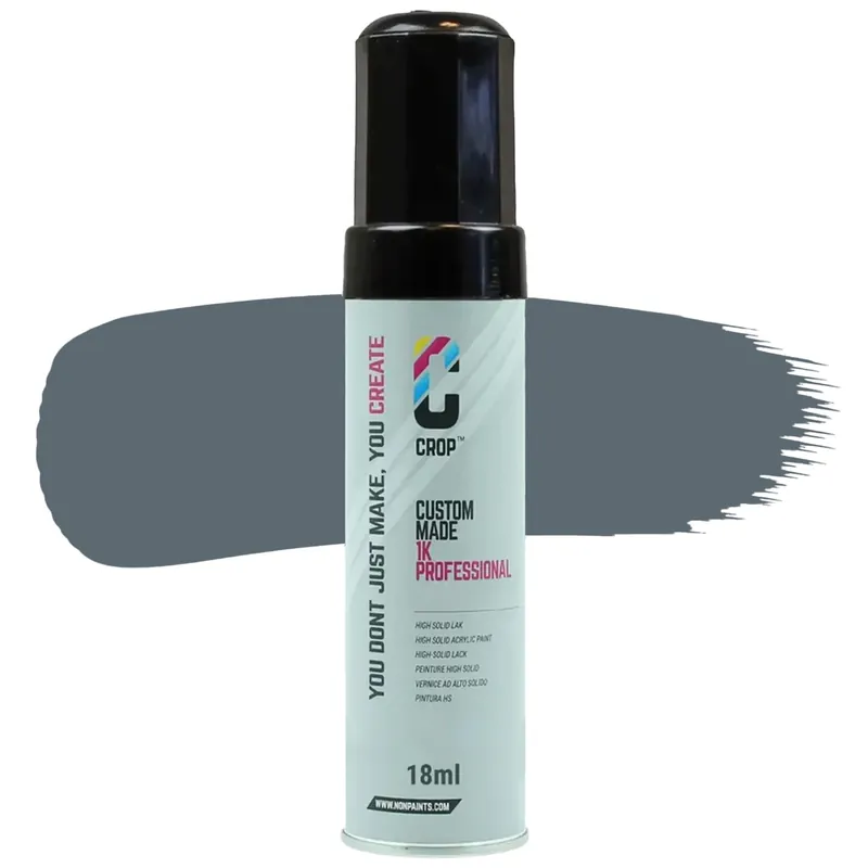 Direct Verzonden CROP Lakstift Blauwgrijs RAL 7031 Zijdeglans - 18ml