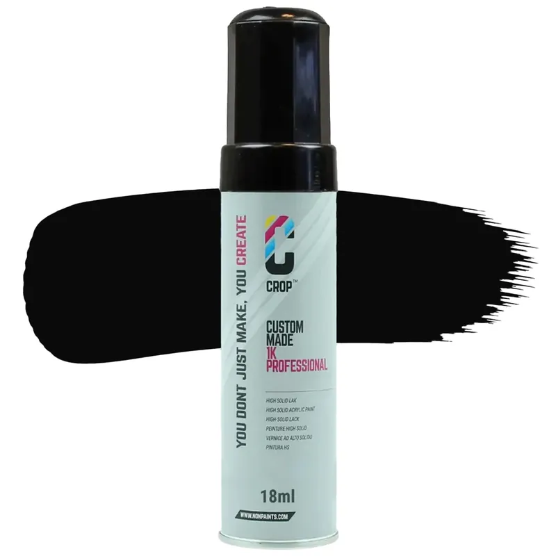 CROP Lakstift Diepzwart RAL 9005 Mat - 18ml Betaalbaar