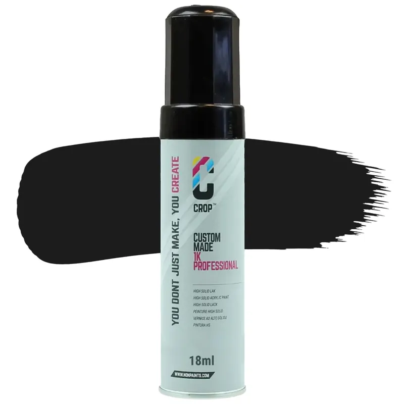 Seizoensaanbieding CROP Lakstift Grafietzwart RAL 9011 Mat - 18ml