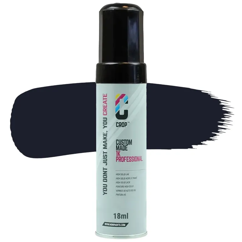 Korting CROP Lakstift Zwartblauw RAL 5004 Hoogglans - 18ml