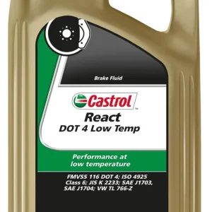 Laatste Versie Castrol React DOT4 Low Temp remvloeistof 5 liter
