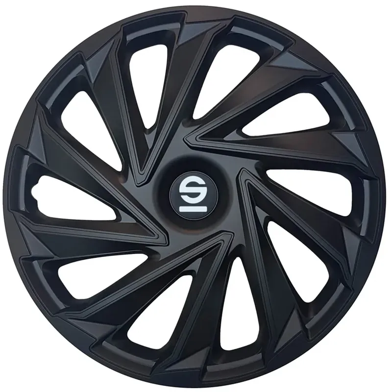 Speciale Aanbieding Sparco Wieldoppen Varese 15 inch Zwart - 4 stuks