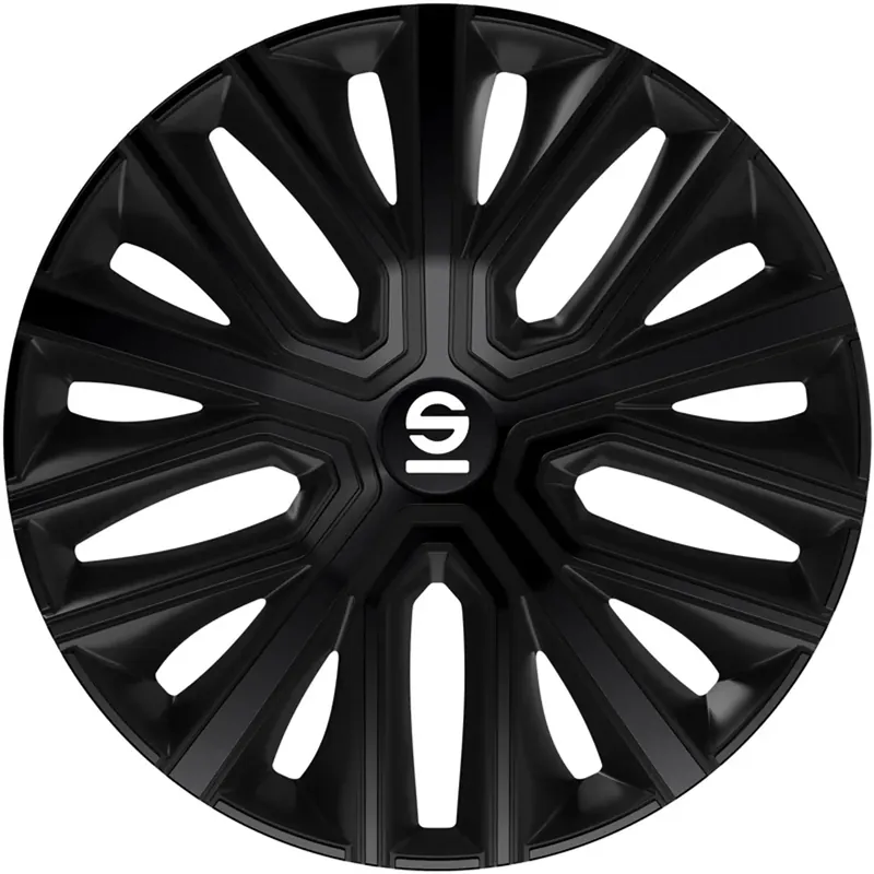 Beste Prijs Sparco Wieldoppen Modena 16 inch Zwart - 4 stuks