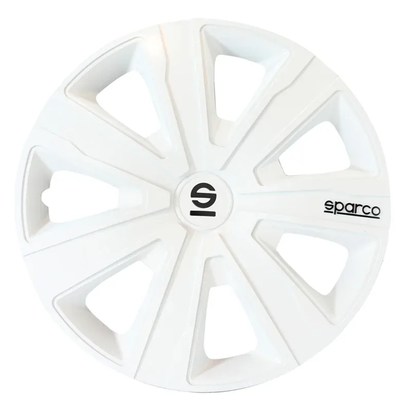 Weekendaanbieding Sparco Wieldoppen Palermo 14 inch Wit - 4 stuks