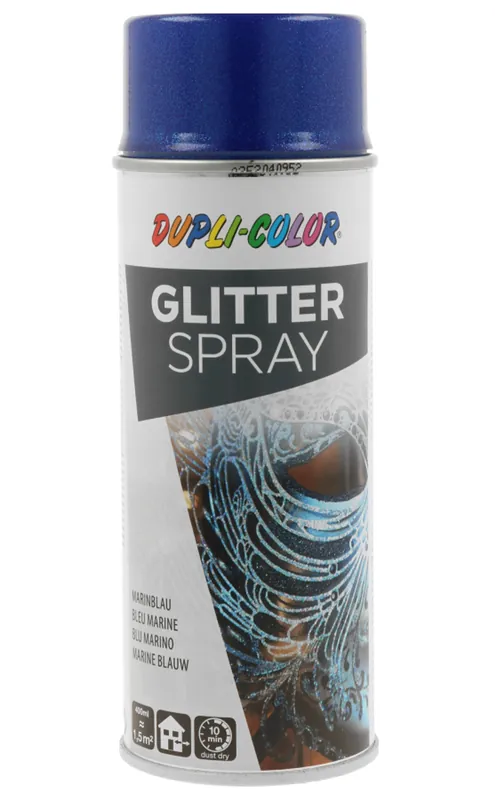 Speciale Aanbieding DupliColor Glitter Marine Blauw Spuitbus 400ml