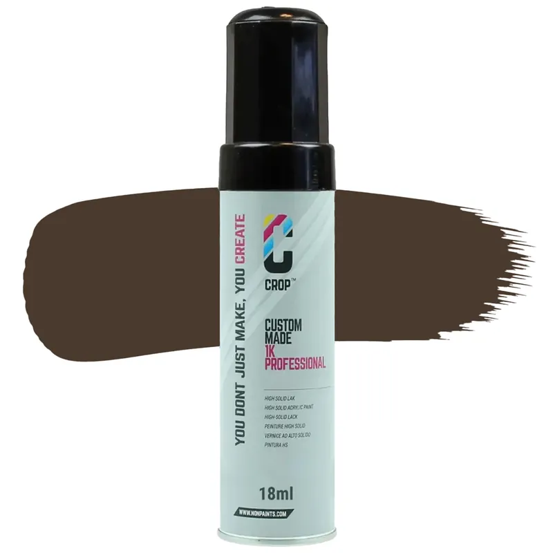 CROP Lakstift Sepiabruin RAL 8014 Hoogglans - 18ml Gratis Retour