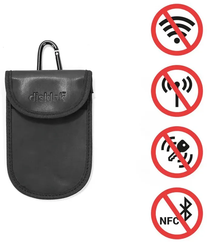 Bestseller Disklok RFID Anti Diefstal Autosleutel Hoesje - S