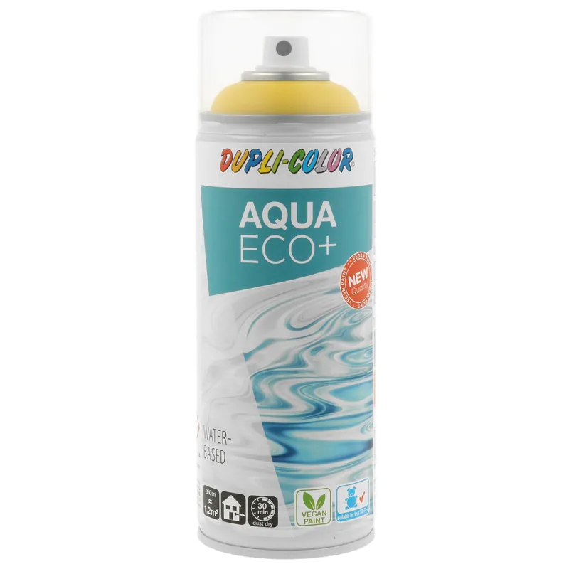 DupliColor Aqua Eco+ RAL1021 Koolzaadgeel Mat Spuitbus 350ml Voordeelprijs