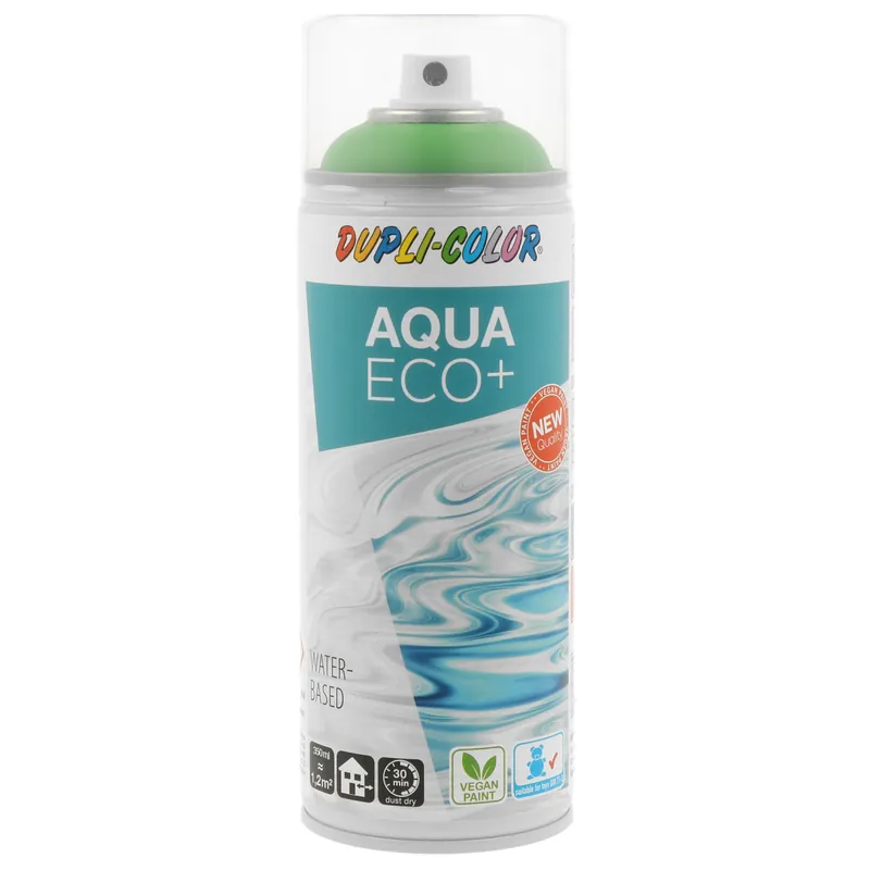 DupliColor Aqua Eco+ RAL6018 Geelgroen Mat Spuitbus 350ml Express Levering