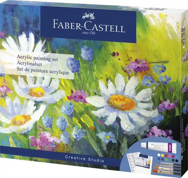 Gratis Retour Faber Castell Acrylverfset 18-delig