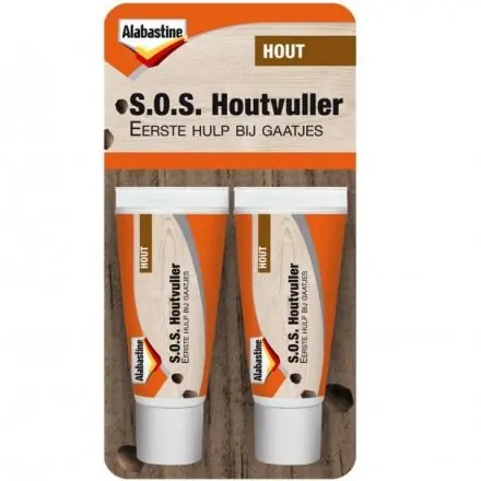 Alabastine SOS Houtvuller - 40 ml 2x 20 ml Korting