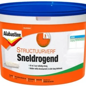 Alabastine Structuurverf Sneldrogend Extra Fijn - 5 liter Voordeelprijs