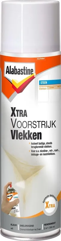 Rechtstreeks Van De Fabrikant Alabastine Xtra Voorstrijk Vlekken Spuitbus - 250 ml