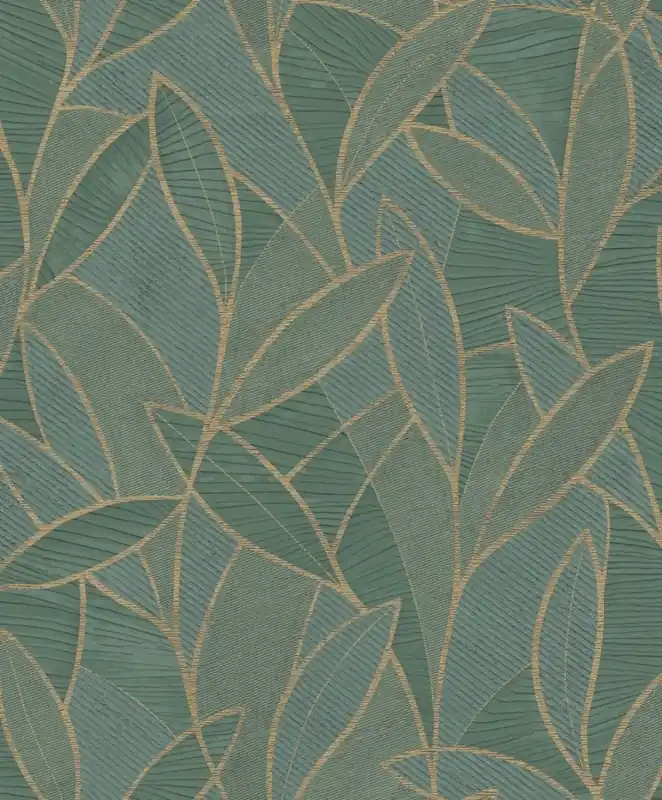 Decoprint Allure Behang met bladerenprint - AL26233 Op = Op