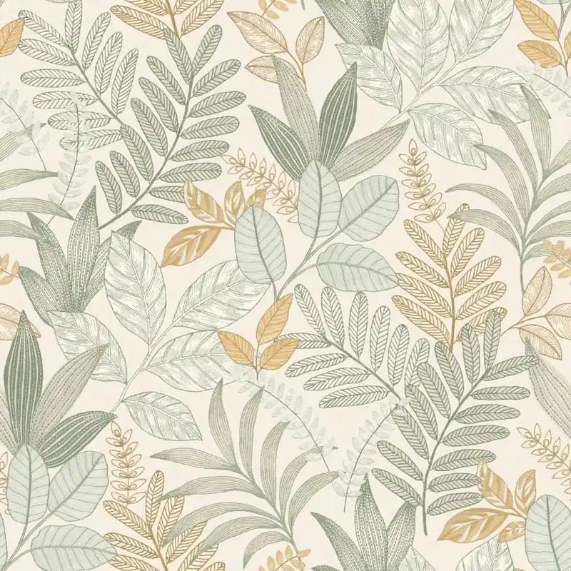 Finale Uitverkoop Decoprint Allure Behang met bladerenprint - AL26294
