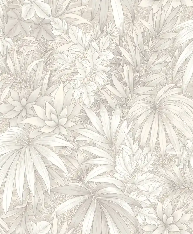 Alleen Vandaag Decoprint Allure Behang met grote bladeren - AL26240