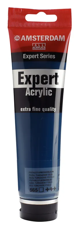 Betaalbaar Royal Talens Amsterdam Expert Series Acrylverf Tube 150 ml - Phtaloturkooisblauw 565