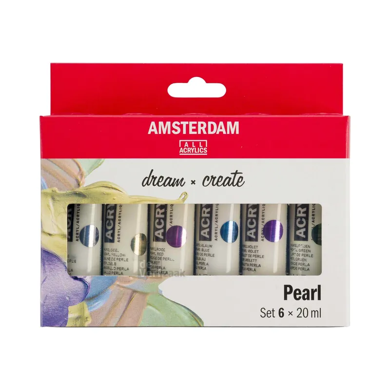 Weekendaanbieding Amsterdam Standard Series Acrylics 6 x 20 ml Glasparel Set
