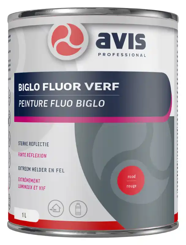 Actieprijs Avis Biglo Radiant 74 - RAL 3024 - Rood