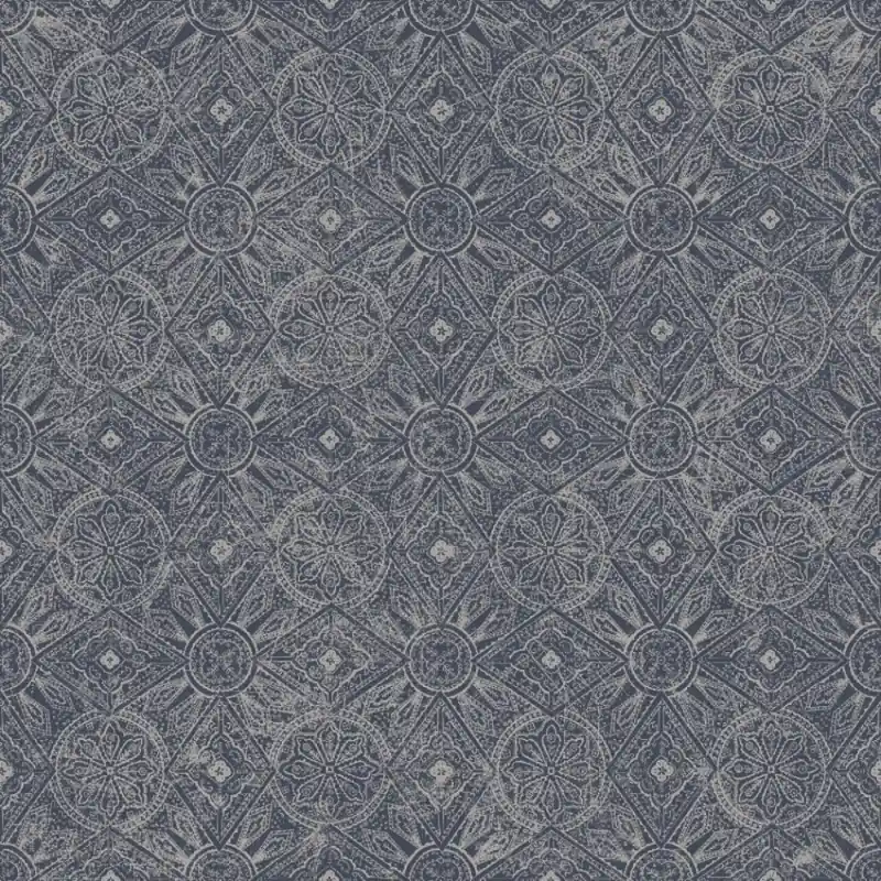 Nieuw Galerie Bazaar Behang met metallic cirkels en ruiten - G78317