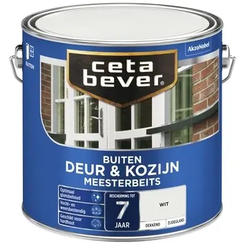 Hoge Kwaliteit Cetabever Meesterbeits Deur en Kozijn Dekkend Zijdeglans - Wit