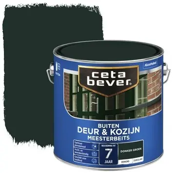 Meest Verkocht Cetabever Meesterbeits Deur en Kozijn Dekkend Zijdeglans - Donker Groen