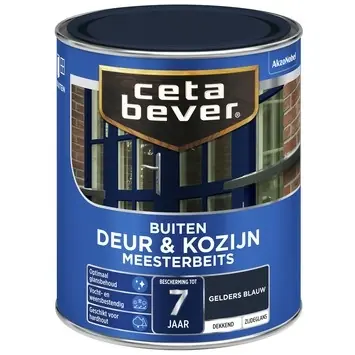 Bestel Nu Cetabever Meesterbeits Deur en Kozijn Dekkend Zijdeglans - Gelders Blauw - 0,75 liter