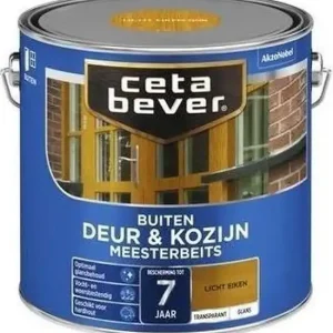 Cetabever Meesterbeits Deur en Kozijn Transparant glans - Licht Eiken Fabrieksprijs