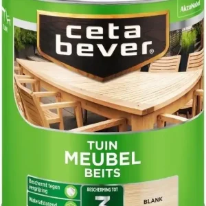 Betaalbaar Cetabever Tuin Meubel Beits Transparant Zijdeglans - Blank - 0,75 liter