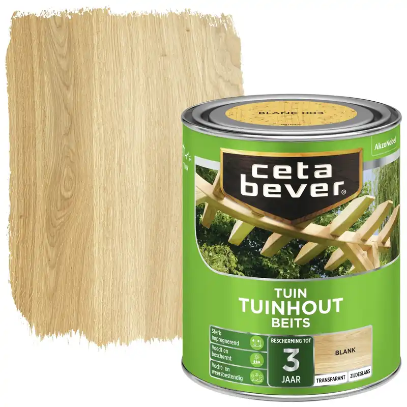 Cetabever Tuinhout Beits Transparant Zijdeglans - Blank Shop Nu