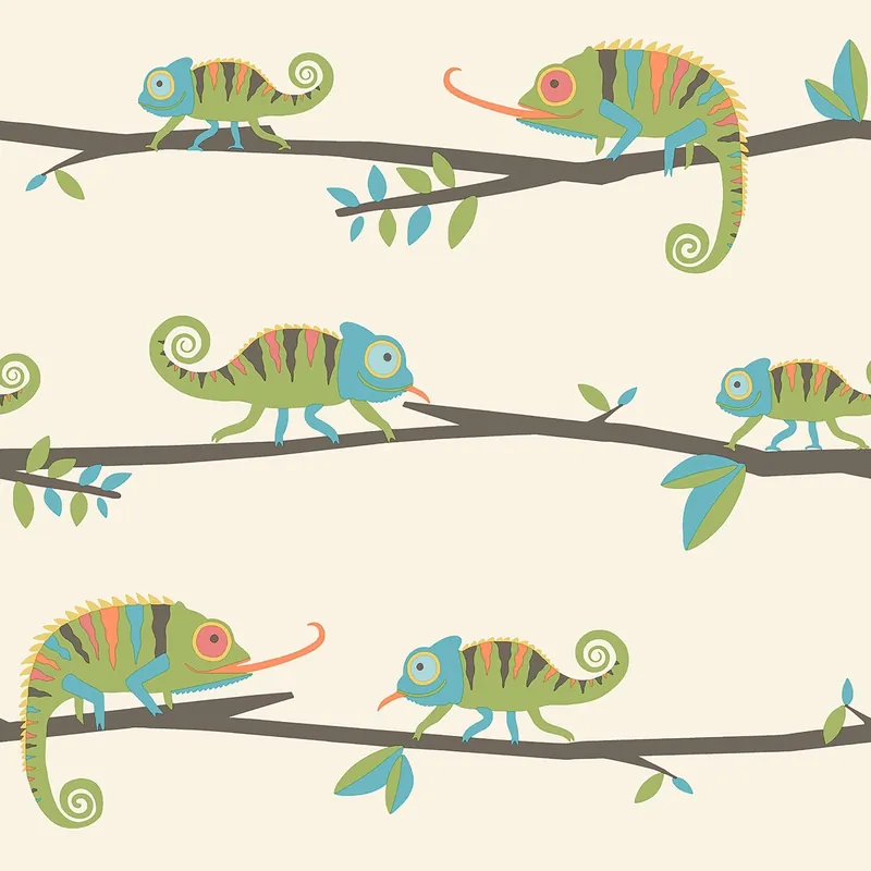 Dutch First Class World of Imagination - DL27559 - Chameleon Family Natural Gereduceerde Prijs