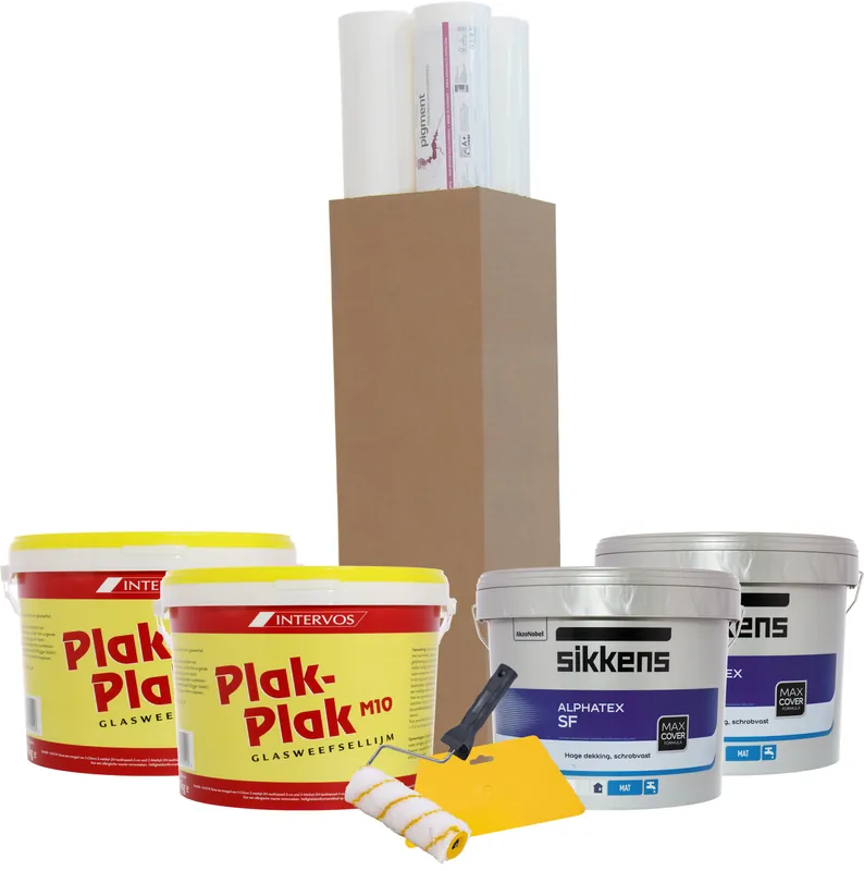 Complete Renovlies Set Sikkens Alphatex SF - Wit Weekendaanbieding