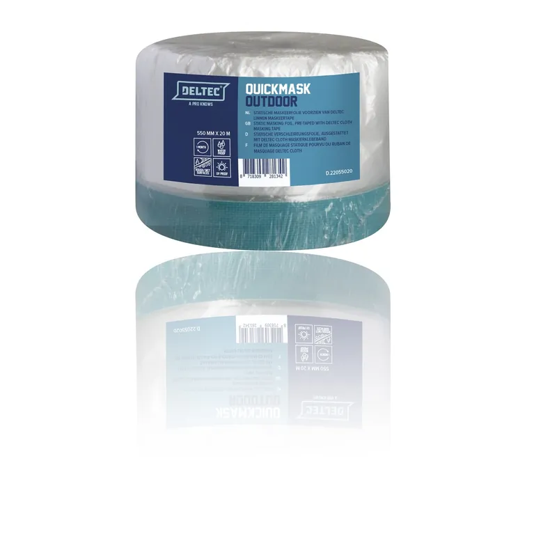 Seizoensaanbieding Deltec Quick Mask Outdoor - 550 mm x 20 m