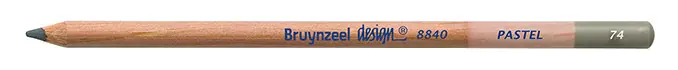 Bruynzeel Design pastelpotlood - Donkergrijs #74 Hoge Kwaliteit