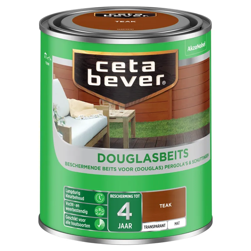 Cetabever Douglas Beits - Teak Hoge Kwaliteit